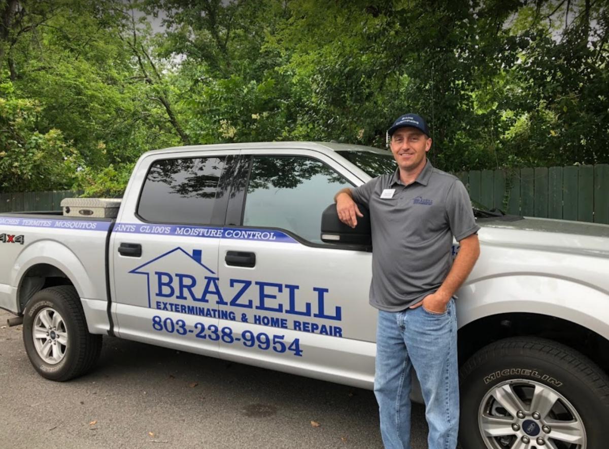 richard brazell exterminating truck and exterminator